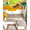 Beliebtes Wohnmobil-Möbel-Design, Aluminium, Standardbett, Camping-Auto-Schlafsofa, robust und langlebig